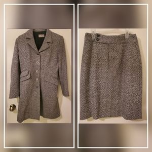 Vertigo Paris Silk/Wool Skirt Suit